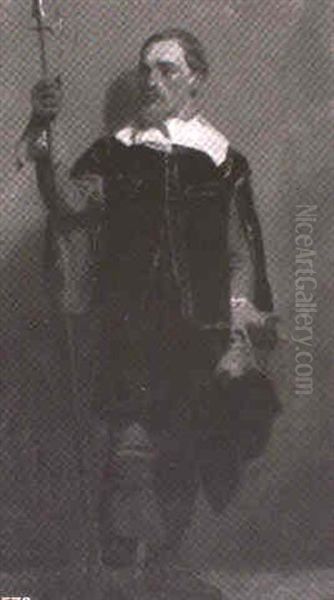 Theatrical Portrait Of A Gentleman In Cavalier Costume - view 1
