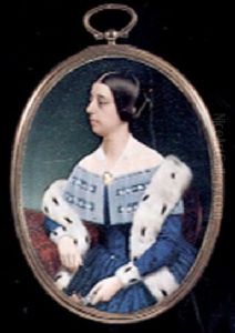 Miss Jane G. Bohlen Of Philadelphia, Pennsylvania, Seated by John Henry Brown