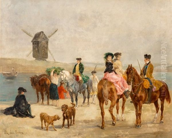 Waiting For The Ferry, 1878-79 - view 1