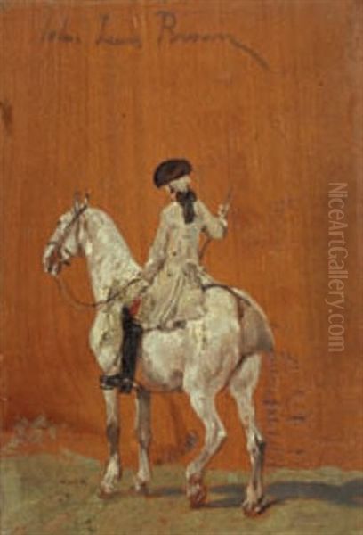 Cavalier En Costume Louis Xv - view 1
