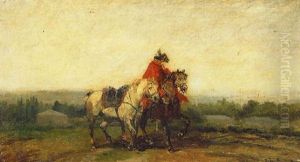 Le Cavalier Et Sa Monture by John Lewis Brown