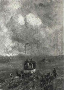 La Diligence by John Lewis Brown