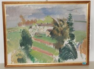 Sudliche Landschaft Mit Gehoft by Juliet Brown