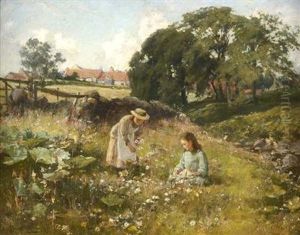 Gathering Wild Flowers by Michael Brown