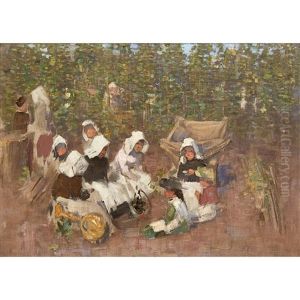 The Hop Harvest by Thomas Austen Brown