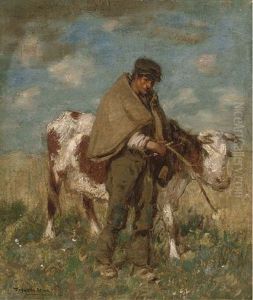 Herd And Cow Herd And Cow