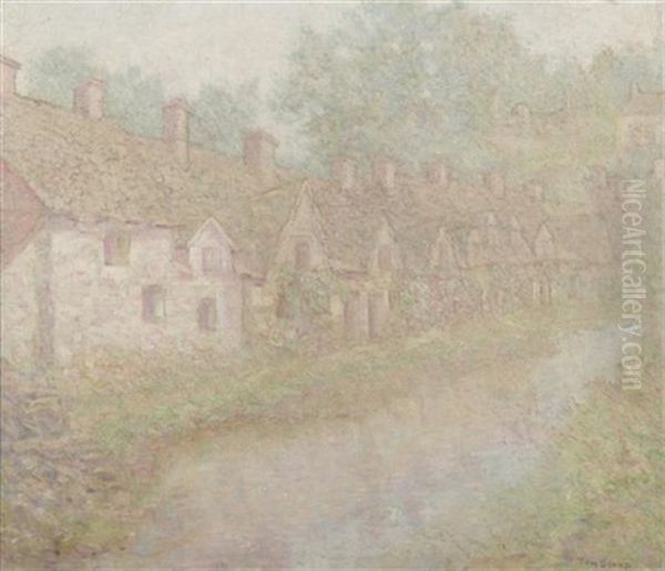 Along An English Village Lane - view 1