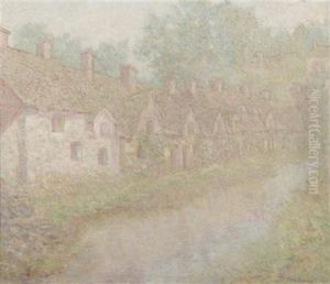 Along An English Village Lane by Thomas E. Brown