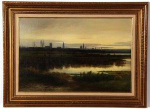 Dawn Over Meadow by William Beattie Brown