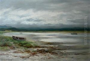 On The Moray Firth, The Mouth Of The Findock by William Beattie Brown