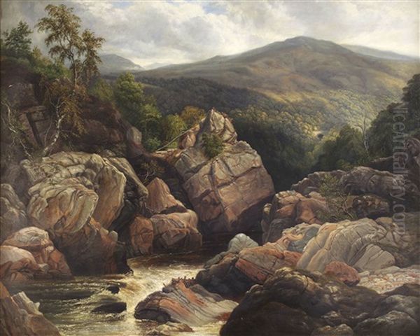 The Soldier's Leap, Killiecrankie - view 1