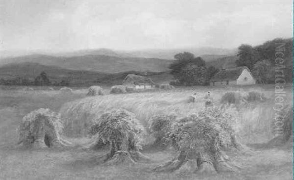 Harvest Time, Nethy Bridge - view 1