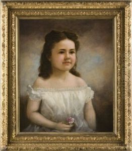Portrait Of A Young Girl by William Garl Brown