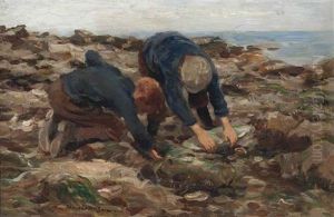 The Cockle Pickers by William Marshall Brown