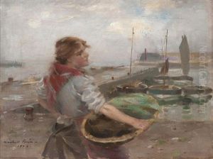 Unloading The Catch by William Marshall Brown