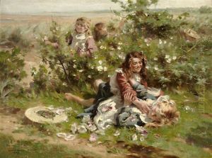 Wild Roses by William Marshall Brown