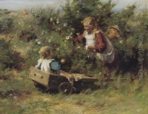 Among Wild Roses by William Marshall Brown