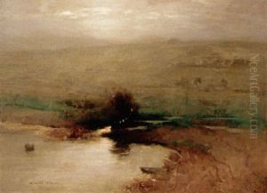 Grey Morning, Duddingston Loch by William Marshall Brown