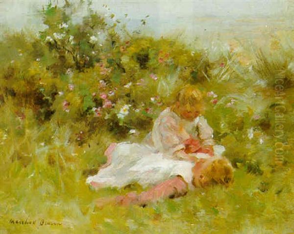 Children Resting After Play - view 1