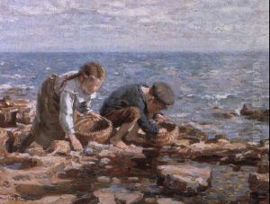 Gathering Shellfish by William Marshall Brown