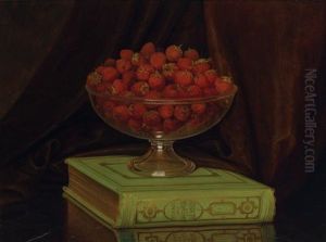 Bowl Of Strawberries by William Mason Brown