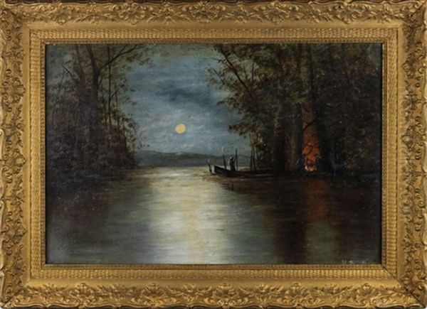 Night Time Encampment Scene - view 1