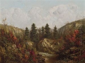 River Through An Autumn Forest