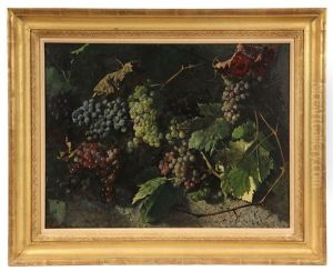 Still Life With Grapes by William Mason Brown