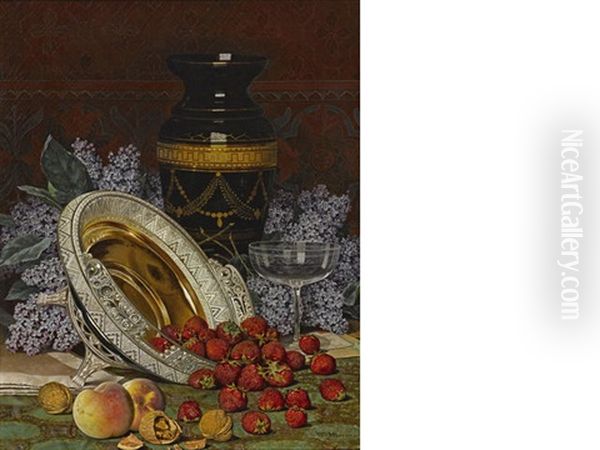 Still Life With Strawberries And Lilacs - view 1