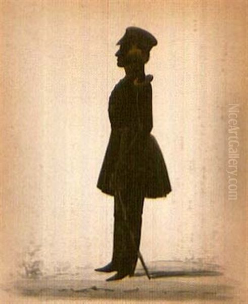 Silhouette Portrait Of A Solider - view 1