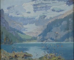 Lake Louise, Canadian Rockies, August by Belmore Browne