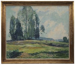 Landscape With Stand Of Trees by George Elmer Browne