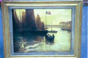 French Harbor by George Elmer Browne