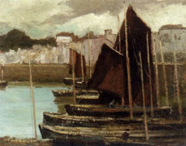 Fishing Fleet In Harbor - view 1