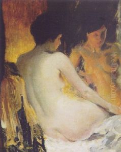 Before The Mirror by George Elmer Browne