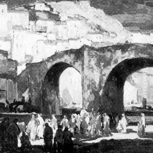 A Middle Eastern Scene by George Elmer Browne