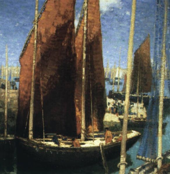 The Harbor, Douarnenez Brittany - view 1