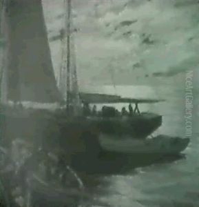 Marina Nocturne by George Elmer Browne