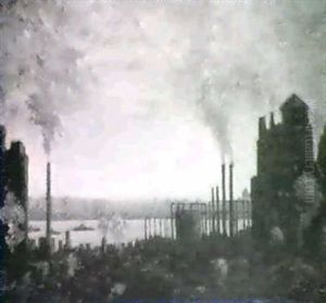 Industrial Enbankment by George Elmer Browne