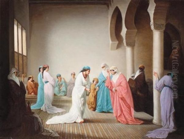 The Arrival In The Harem At Constantinople - view 1