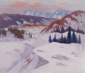 Winter, Laurentian Shield by Joseph Archibald Browne