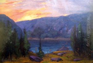 Sundown At Tadousac, Quebec (+ The Rising Moon At Tadousac, Quebec; 2 Works)