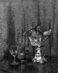 Still Life With Fruit In A Porcelain Compote