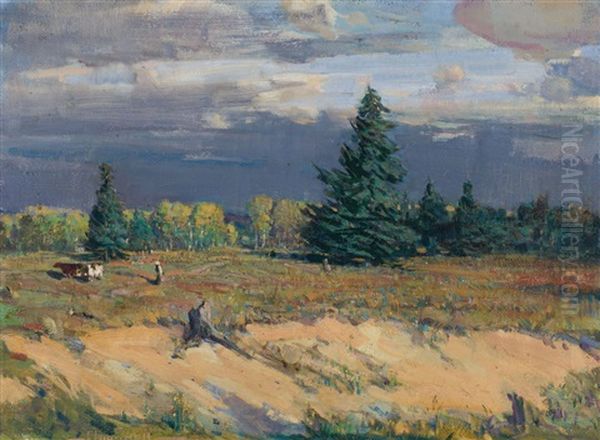 Landscape With Cattle - view 1