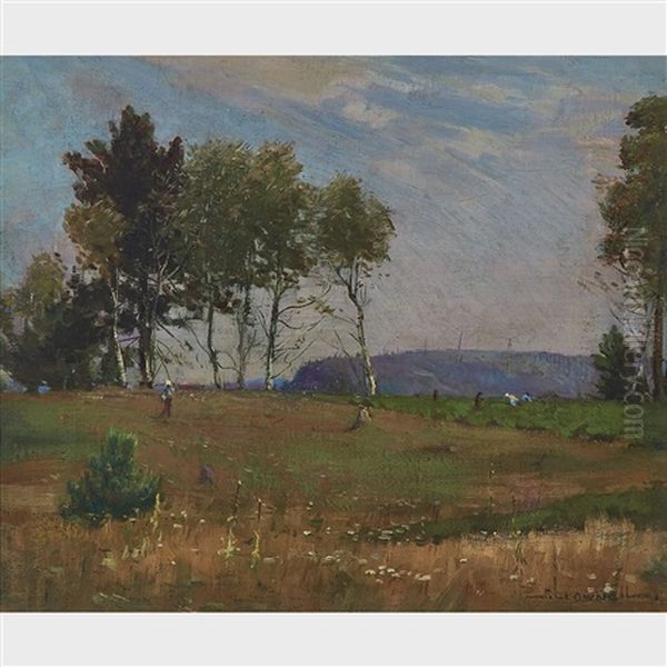 Landscape With Workers In The Fields - view 1