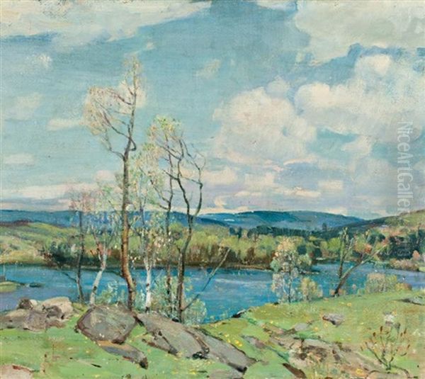 Lake In Spring, Gatineau - view 1