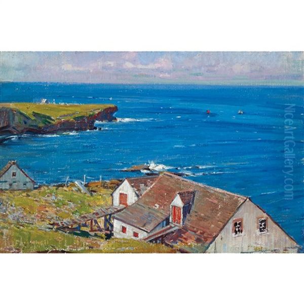 Bonaventure Island, Old Fishing Company Houses - view 1