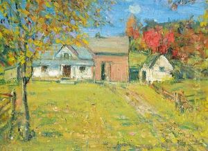 Untitled - Country Farm, P.q by Peleg Franklin Brownell