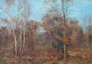 Birchwood Near Eagle Peak, British Columbia by Peleg Franklin Brownell