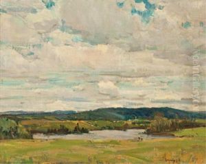 Fishing From The Shore by Peleg Franklin Brownell